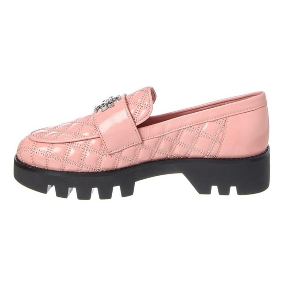 Tory Burch Mini Everly Chunky Quilted Patent Loafer in Rose Sachet, Size 11, NEW - Picture 17 of 17